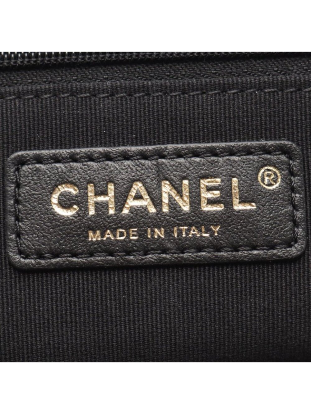 Chanel Shoulder Bag Quilted Vanity 2-Way Black Lambskin Chain - Picture 4 of 10